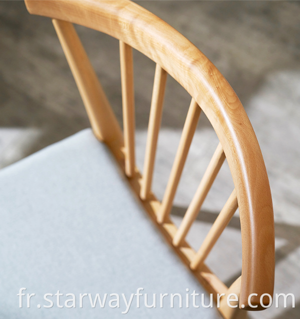 Slat Back Wood Dining Chair